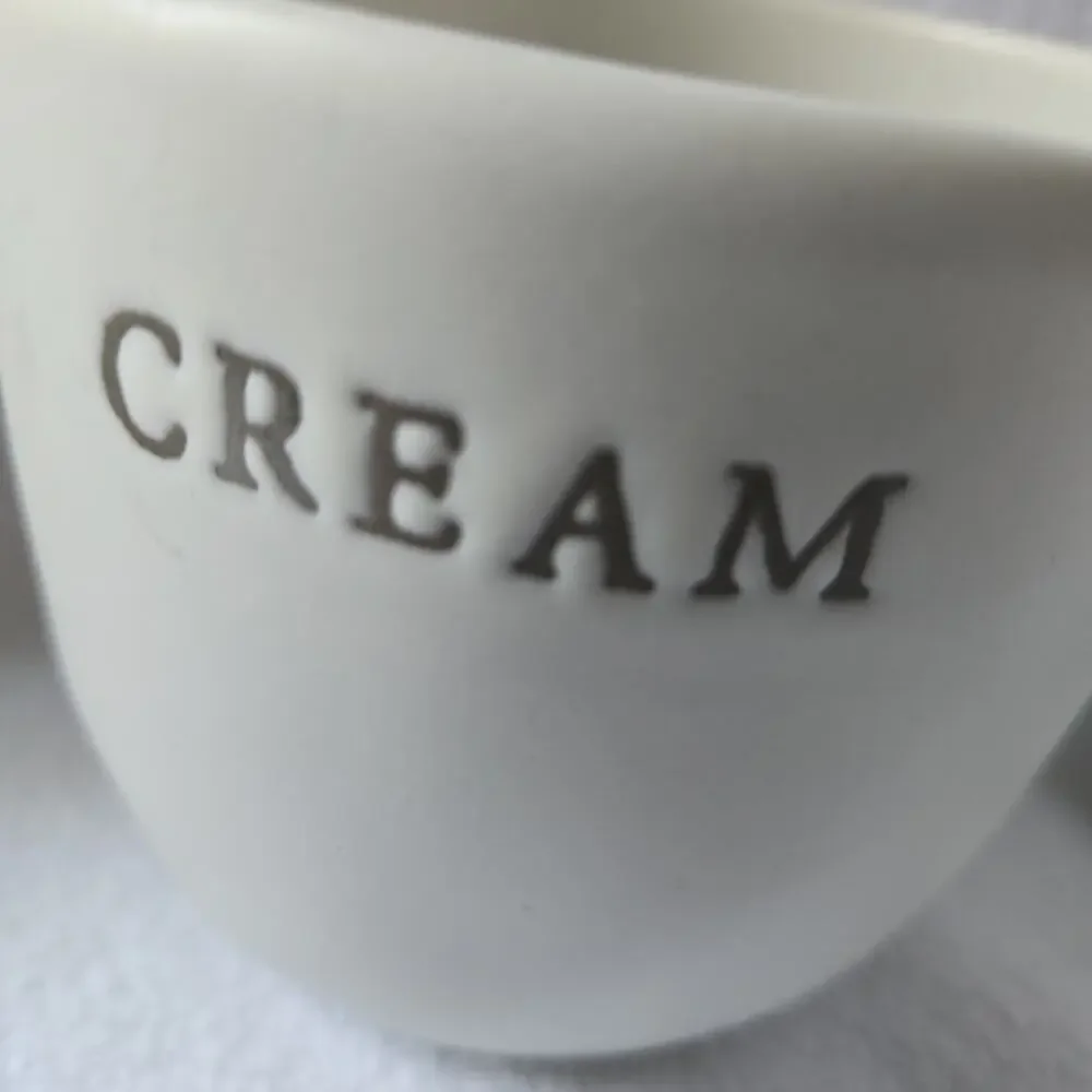 Hearth and & Hand Magnolia Stoneware Cream Cellar Creamer